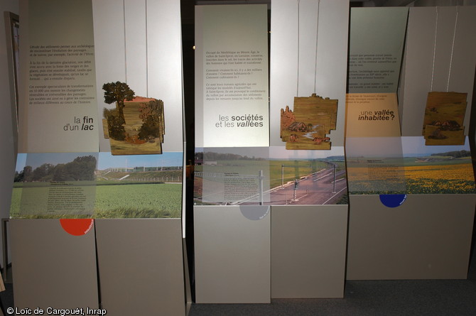   Exposition  Cent mille ans sous les rails. Archéologie de la Ligne à Grande Vitesse Est européenne  au Musée des beaux arts et d'archéologie de Chalons-en-Champagne.    