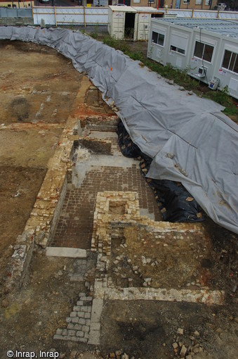 Vue du logis du XVIIIe siècle du château résidentiel de Lille (Nord), 2015. 