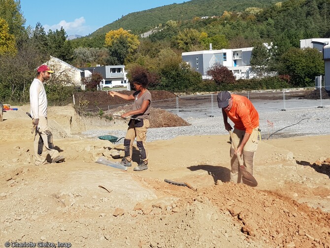 Étude des fours datés de l’époque moderne, fouillés à Gap (Hautes-Alpes), 2022.