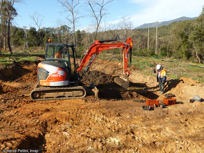 Sur le site de Brancale à Monte (Haute-Corse), les archéologues ont fouillé de nombreuses structures en creux ayant livré un important mobilier de l'âge du Bronze.