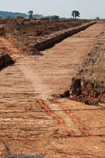 Diagnostics arch&eacute;ologiques &agrave; Marquion (Pas-de-Calais), sur le canal Seine-Nord Europe, 2009.