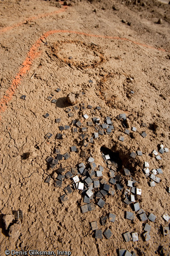 Diagnostics arch&eacute;ologiques &agrave; Marquion (Pas-de-Calais) sur le canal Seine-Nord Europe, 2009.&nbsp;