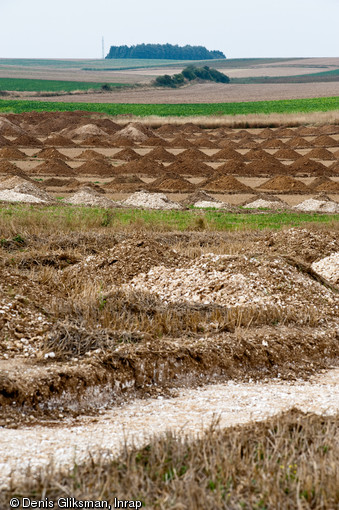Diagnostic arch&eacute;ologique &agrave; Etricourt-Manancourt (Somme) sur le trac&eacute; du canal Seine-Nord Europe, 2009.